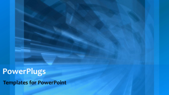 PowerPoint Template - An abstract background